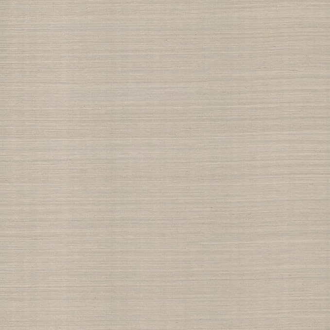 York Wallcoverings Natural Sisal Warm Grey Peel and Stick Grasscloth Wallpaper by YorkWallcoverings