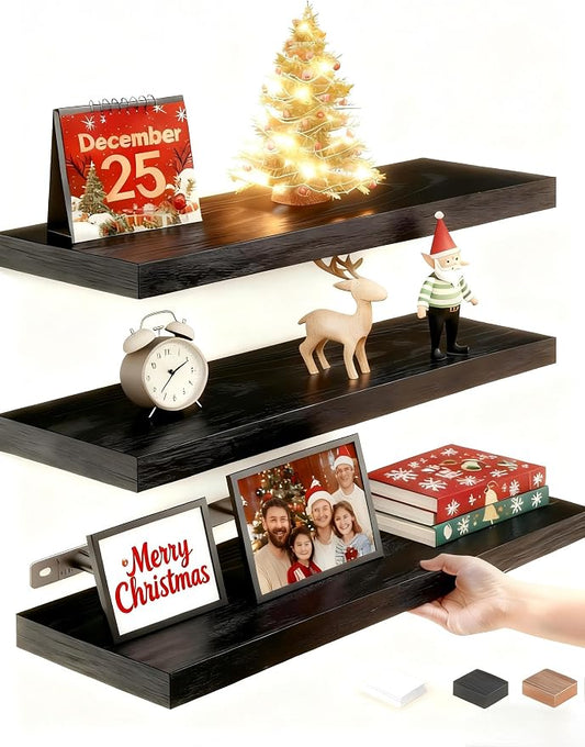 Vervida® Floating Shelves for Wall, Floating Shelf for Living Room by Vervida