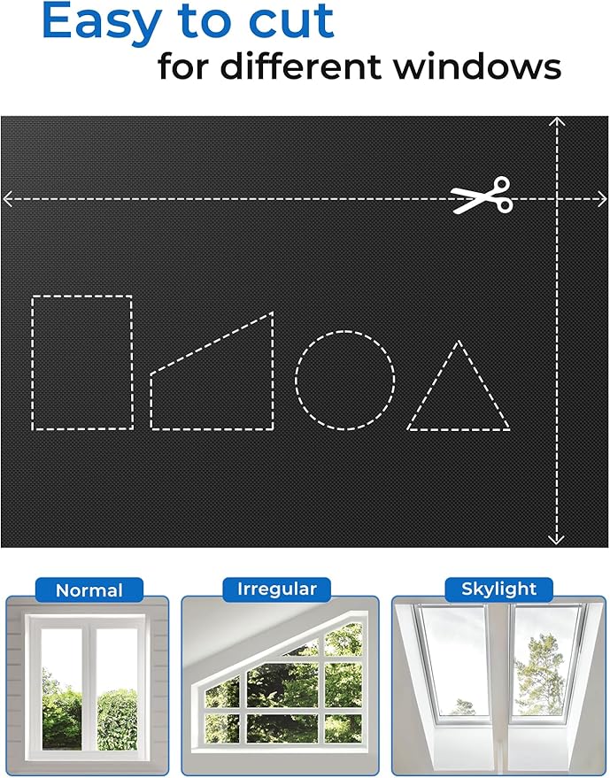 Sumobaby Blackout Curtains for Bedroom Portable 43"x60", No Drill Blackout - Image 5