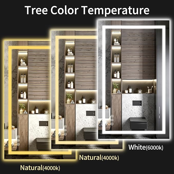 36"x48" LED Bathroom Mirror - Image 5
