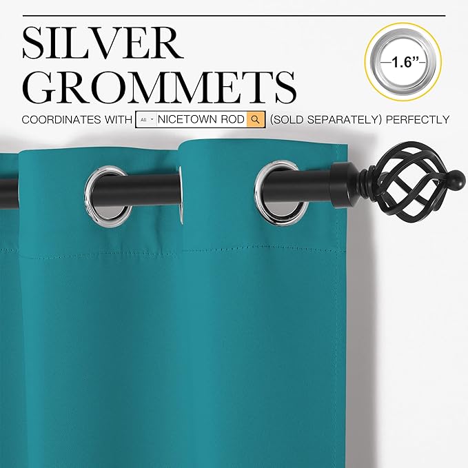 NICETOWN Sound Barrier Door Curtain, Laundry Divider - Image 3