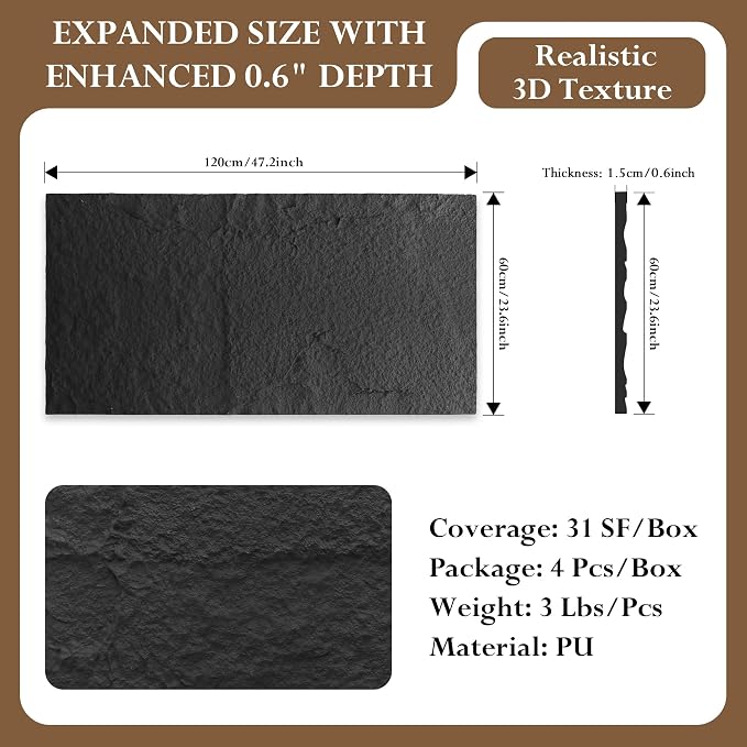3D Stone Wall Panels, 3D Lightweight Wall Panels - Image 3