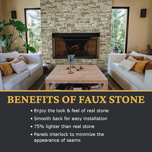 AZ Faux High-Density Polyurethane Faux Stone Flush Inside Corner - Image 4