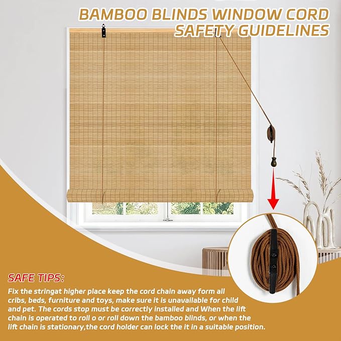 Bamboo Shades for Indoor Windows - Image 5