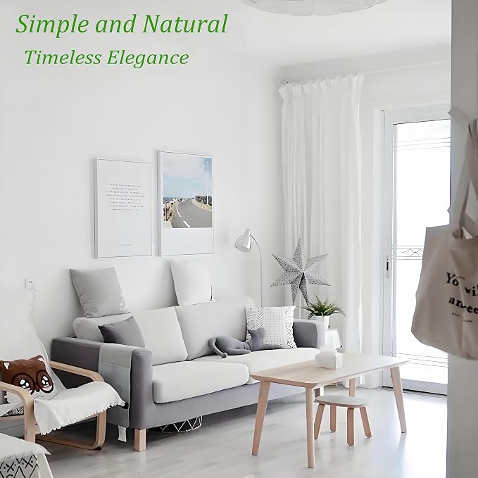 Safiyya 984.2"x17.7" Peel and Stick Wallpaper White Contact Paper Modern Wall - Image 3