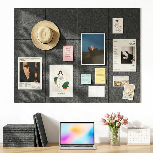 Aothia Felt Bulletin Board Tiles by AothiaSimpleNaturalUnique