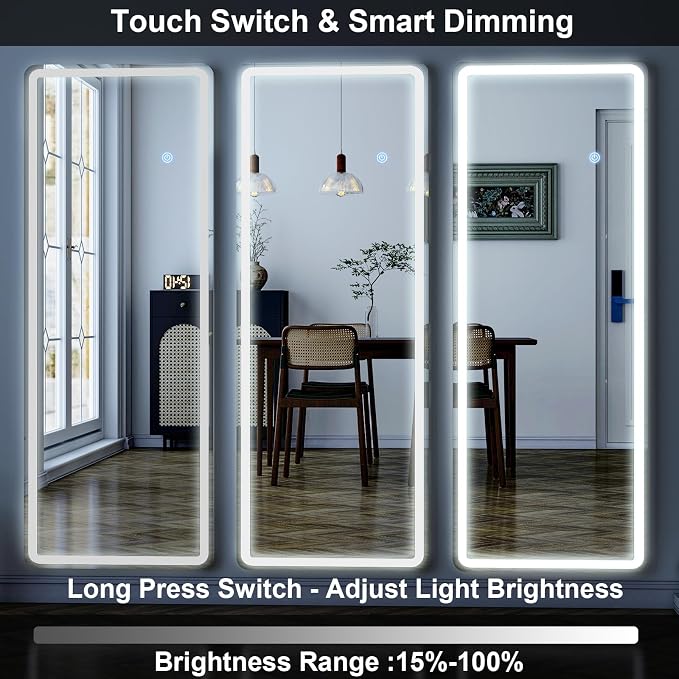 GLSLAND LED Full Length Mirror - Image 5