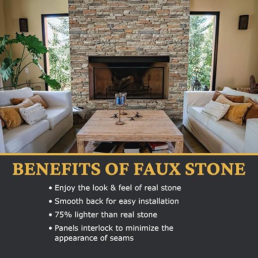 AZ Faux High-Density Polyurethane Faux Stone Flush Inside Corner - Image 4