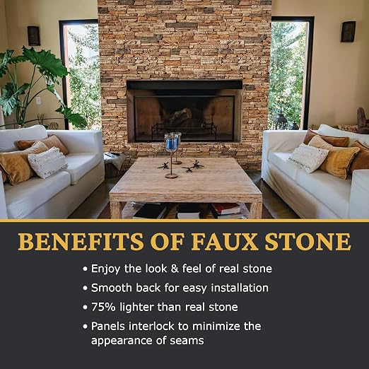 AZ Faux High-Density Polyurethane Faux Stone Flush Inside Corner - Image 4