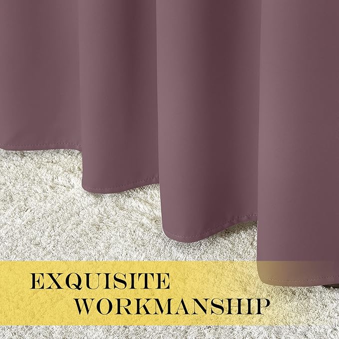 NICETOWN Blackout Doorway Curtain Drape 78 inch Long - Image 6