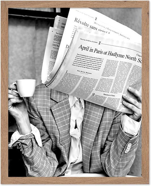 Poster Master Drinking Coffee Print by PosterMaster