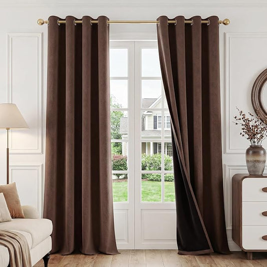 FMFUNCTEX 100% Blackout Curtains by Fmfunctex