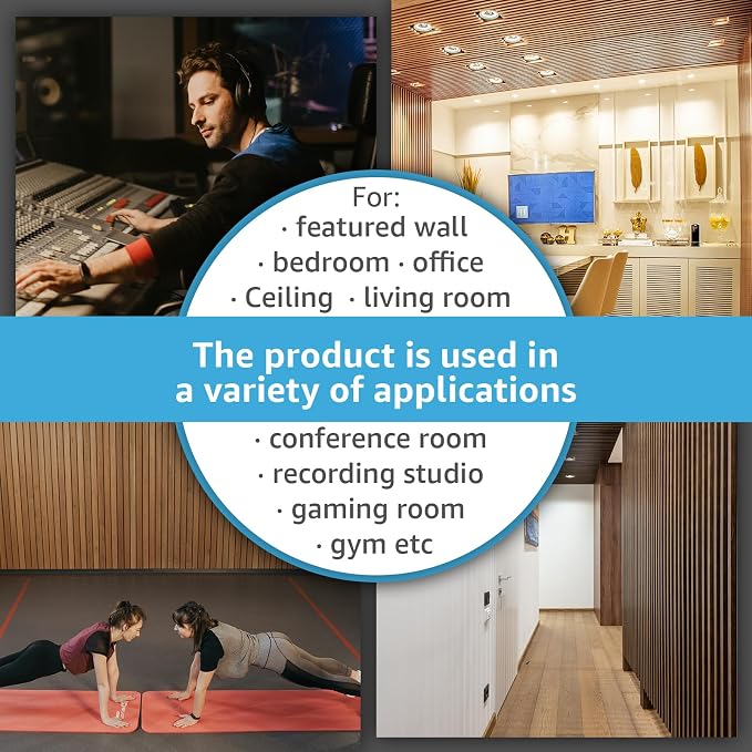 Art3d 6-Piece Wood Slat Acoustic Panels - Image 7