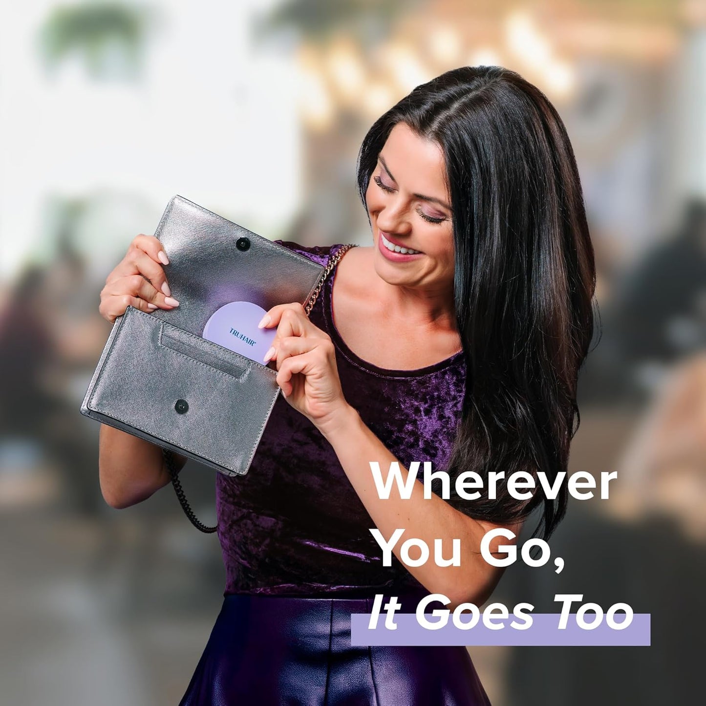 TRUHAIR Root & Scalp Cover Up Pressed Powder Compact Refill, Waterproof, Weightless Hair Coverage & Bald Spot Concealing, Root Touch Up Hair Color for Gray Coverage & Thinning Areas, 0.35 Oz (Black)