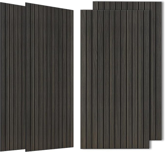 Wood Veneer Acoustic Panels, 4 Pack 47.2”x23.6” Sound Panels, Decorative Large by AUTORIFIC