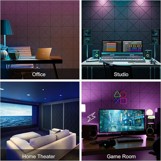 Sonicism 18 Pack X-Lined Acoustic Panels - Image 5
