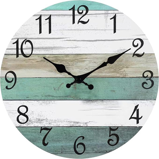 CHYLIN Wall Clock, 10 Inch Silent Non Ticking Wall Clocks Battery Operated by CHYLIN