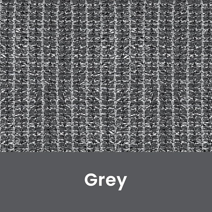 6'W x 6'H Gray Patio Shades Roll up Outdoor Roller Shade Crank Wand Blind - Image 9