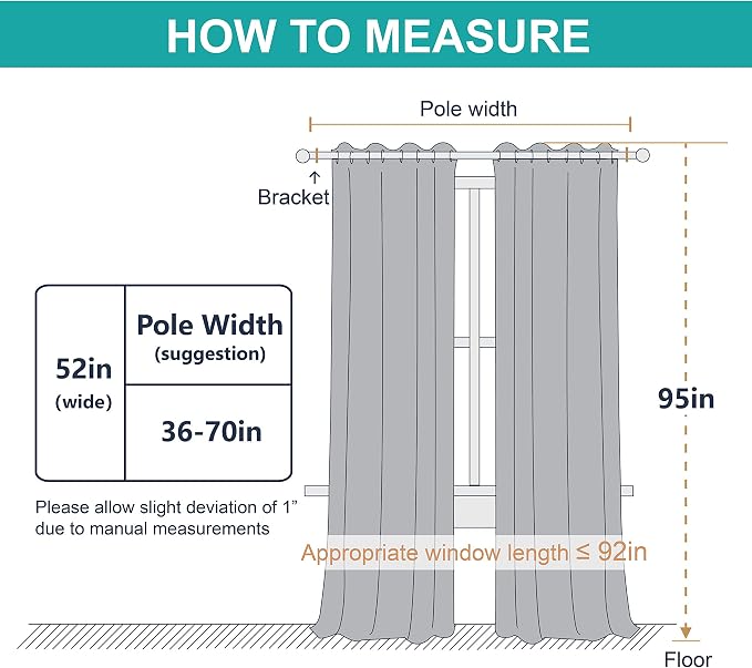 NICETOWN Thermal Insulated 100% Blackout Curtains, Noise Reducing Performance - Image 8