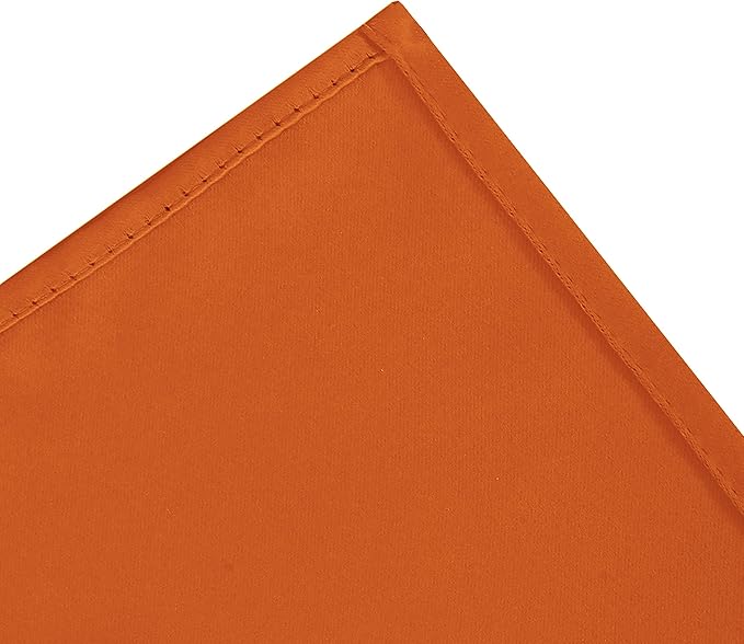 LEMOMO Blackout Curtains 42 x 84 inch/Orange Curtains Set of 2 Panels/Thermal - Image 7
