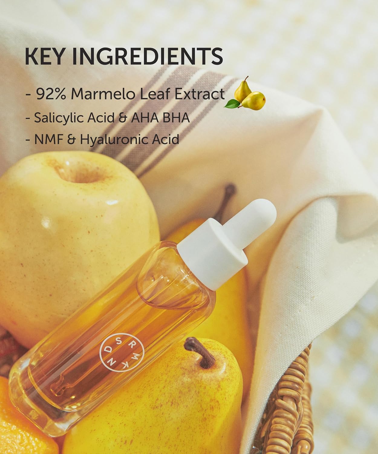 SERUMKIND Pore tightening and Refining Serum Korean Face Skincare - Natural Salicylic acid - Yellowmello Extract 92% -1 fl.oz.