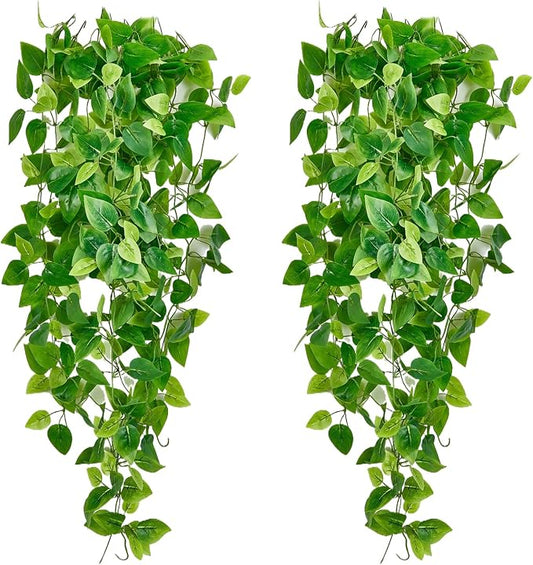 Fake Hanging Plants Vinesfor Room Decor, Artificial Ivy Greenery Garlands by Unknown