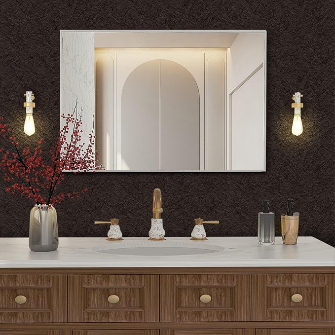 Brown Peel and Stick Self Adhesive Wallpaper - Image 6