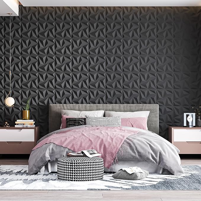 Art3d 3D Wall Panels 100 Pack, 11.8" x 11.8" PVC Wall Panels - Image 7
