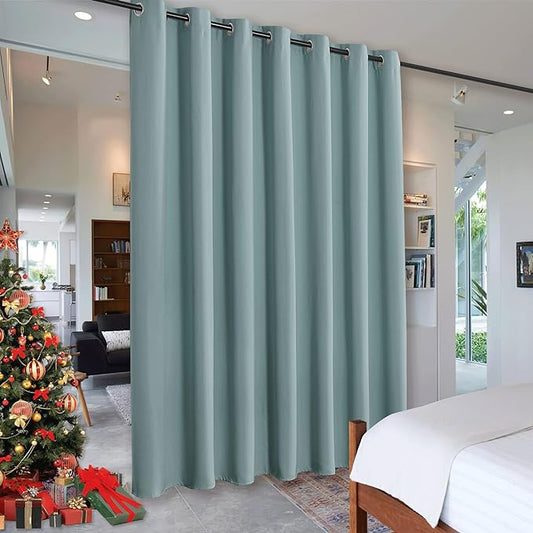 RYB HOME Privacy Curtain for Sliding Glass Door, Light Block Noise Reduce by RYBHOME