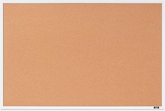 Mr. Pen- White Frame Cork Bulletin Board, Office Wall Cork Board by MrPen