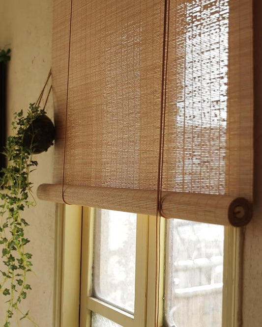 27" Wx72 H Bamboo Blinds Roller Shades by Erfolkerz