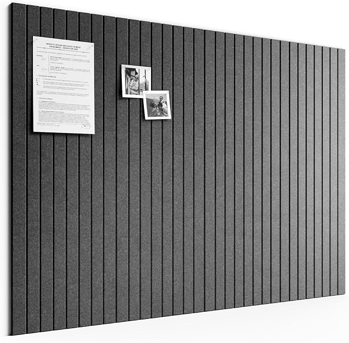 Bumusty Large Cork Board Alternative-48 x 36" Felt Bulletin Board Tiles by BUMUSTY