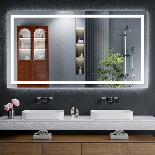 55"x30" LED Bathroom Mirror by MYSUNORIA