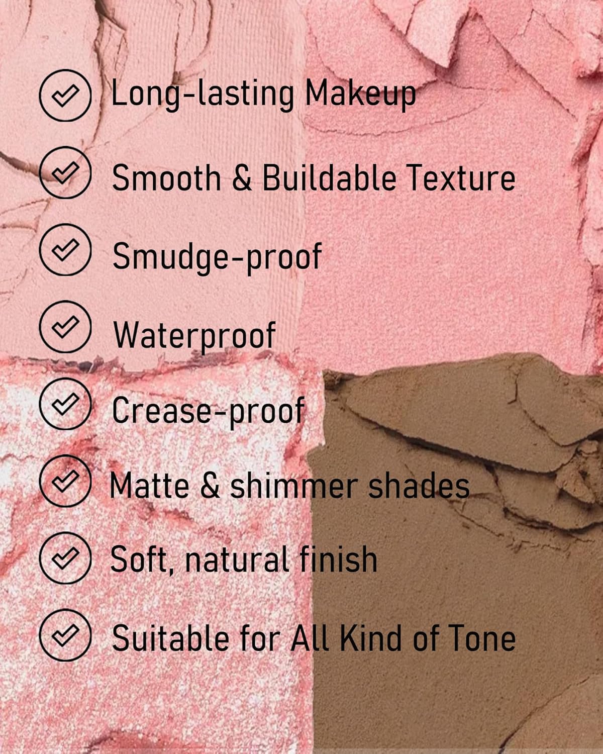 Single Matte Eyeshadow,Brown Eye Shadow Palette Makeup for Older Women, High Pigment Waterproof Nude Pressed Eye Shadows Brow Powder with Smooth Lightweight Powde,Blendable for Daily Eye Look-224