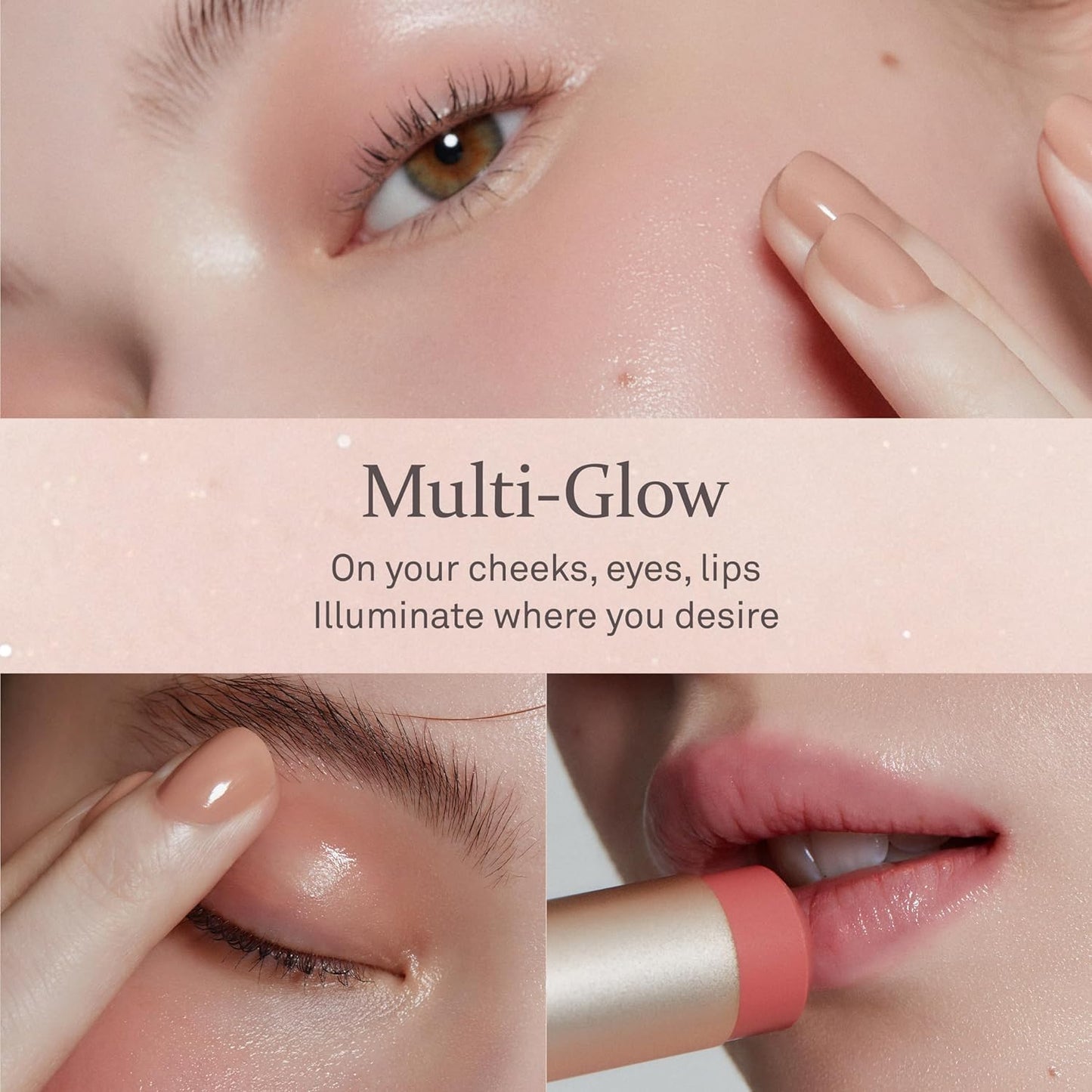 hince True Dimension Radiance Balm 10g - Natural Shimmer Glow Face Highlighter Stick Glow Balm Korean Blush Transparent Color Skin Tone Slim Fitting Texture, Multi Makeup Stick (1, DAWN RAY, TP002)