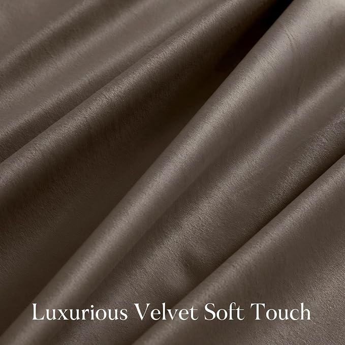 NICETOWN Blackout Velvet Curtains 102 inches Long - Image 5