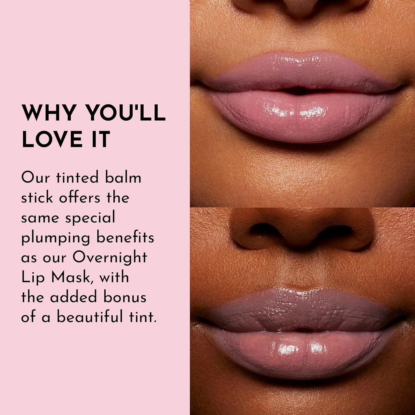 LAWLESS Forget the Filler Lip Plumping Line Smoothing Tinted Balm, Cupid, Pink, 0.09 Ounce