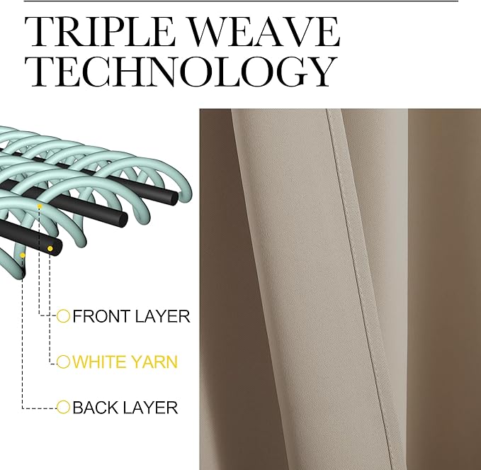 NICETOWN RV Blackout Curtains for Camper Windows, Short Blackout Curtains & - Image 3