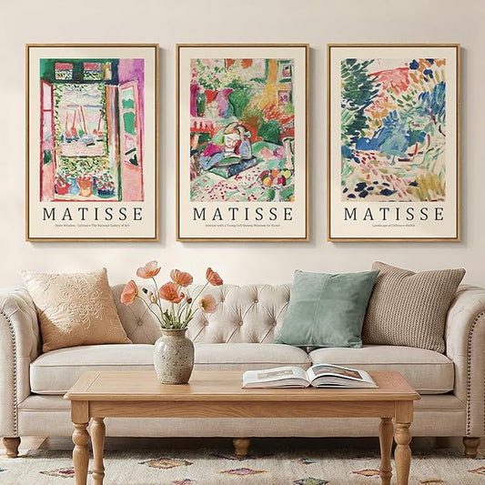 Framed Abstract Matisse Wall Art by Cuspin