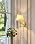 PUSU Cordless Gold H9.6 inch Small Wall Sconces Set of 2, LED Wall Lamp - Image 7