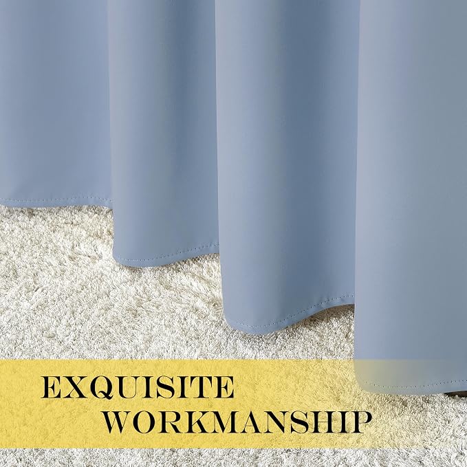 NICETOWN Blackout Window Curtain 90 inch Length - Image 5