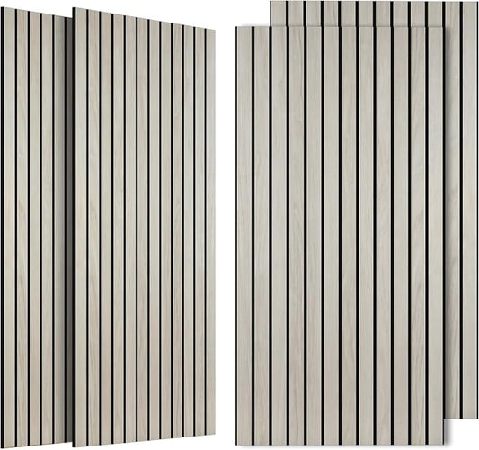 4 Pack Large Acoustic Panels 47.2”x23.6”, Decorative Acoustic Wall Panel by AUTORIFIC