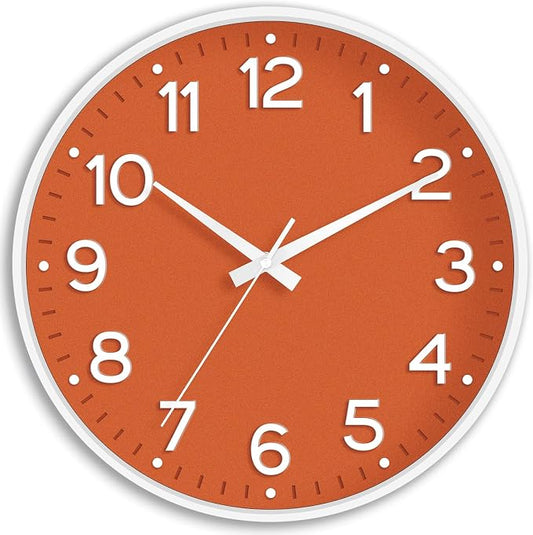 Roymnie Wall Clock, Silent Wall Clocks Battery Operated 8 Inch-Modern Non by Unknown