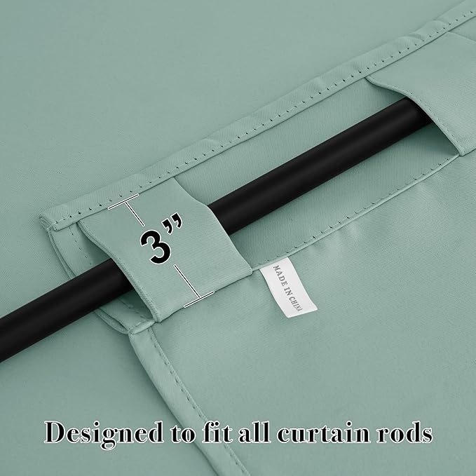 RYB HOME Coastal Blackout Curtains - Image 3
