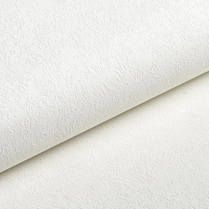 Livelynine Anaglypta Wallpaper Peel and Stick Paintable Vinyl Off White - Image 6