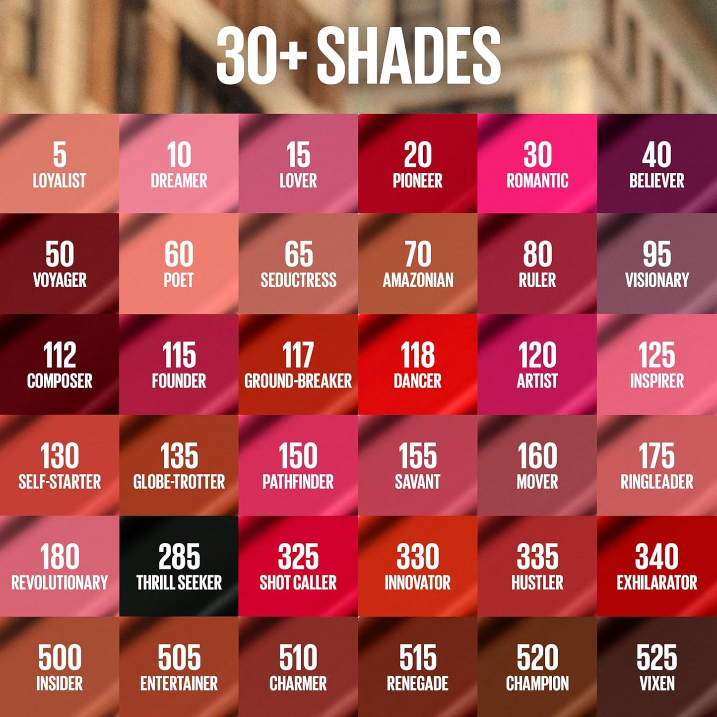 Maybelline Super Stay Matte Ink Liquid Lipstick Makeup, Long Lasting High Impact Color, Up to 16H Wear, Charmer (Midtone Mauvy Brown)