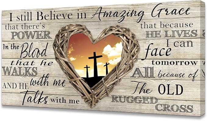 Cao Gen Decor Art A63562 Amazing Grace Wall Art Decor Canvas Print Picture by Cao+Gen+Decor+Art