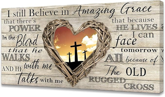 Cao Gen Decor Art A63598 Amazing Grace Wall Art Decor Canvas Print Picture by Cao+Gen+Decor+Art