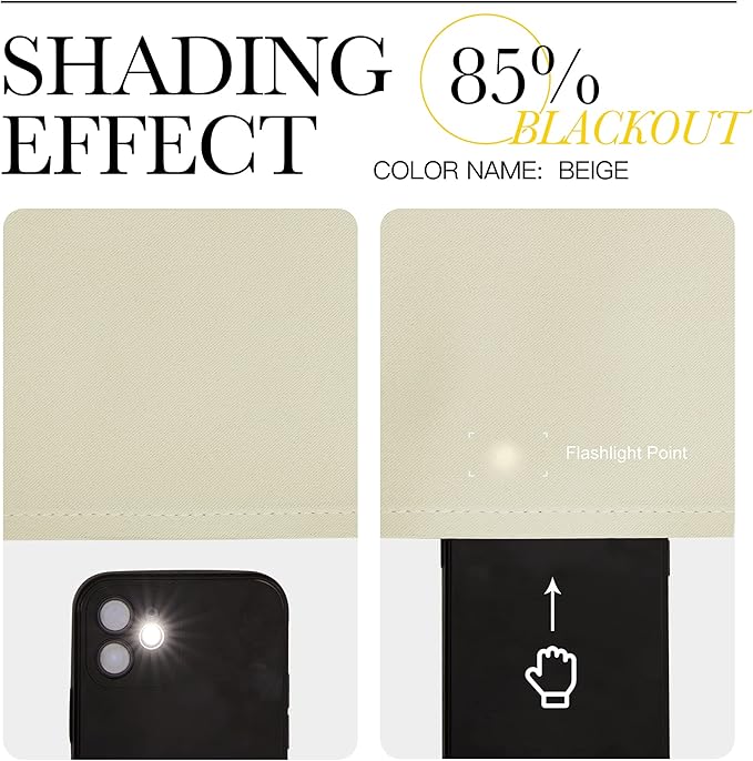 NICETOWN Blackout Curtains for Bedroom, Thermal Insulated Curtains & Drapes - Image 5