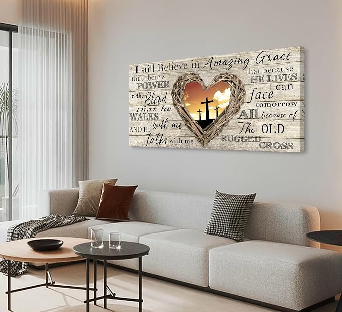 Cao Gen Decor Art A63550 Amazing Grace Wall Art Decor Canvas Print Picture - Image 4